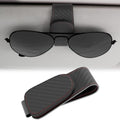BFXM Car Sunglass Holder, Magnetic Leather Sunglass Holder by BFXM