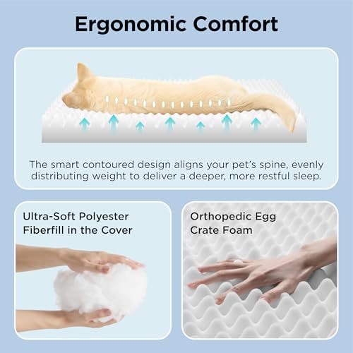 Bedsure Cooling Dog Bed for Crate, Large Breathable Pet Summer Bed, 35 Inch - Image 4