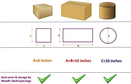 Wowfit 100 CT 18.2x24 1.1 Mil Large Clear Plastic Bags, Flat Open Poly - Image 6