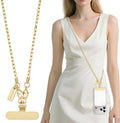 Dadanism Universal Phone Lanyard Crossbody, Gold by Dadanism