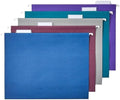 Amazon Basics Hanging File Folders with Adjustable Tabs for Document Organization, Letter Size, Assorted Jewel-Tone Colors, 25-Pack by AmazonBasics
