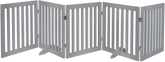 unipaws 24”H Free Standing Pet Gate by unipaws