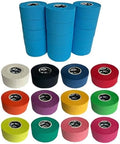 Ringside 1” Athletic Trainers Tape, 15 Rolls, Adhesive Cotton, Light Blue by Ringside