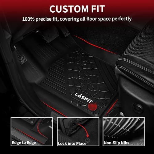 LASFIT Floor Mats for Jeep Grand Cherokee 2016-2021 5-Seat - Image 4