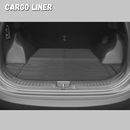 Floor Mats Trunk Mat for Hyundai Tucson 2022-2026 (Not Fit Hybrid & PHEV), All Weather TPE Floor Liners Trunk Mat Cargo Liner for Tucson Accessories - Image 6