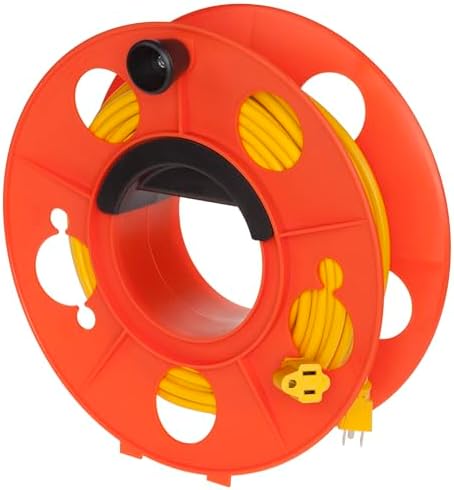Bayco KW-130 Cord Storage Reel with Center Spin Handle, 150-Feet (Pack of 6) by BaycoProducts