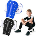 2 Pairs Shin Guards Soccer for Kids,Shin Pads Extra Lightweight Breathable Slide in Shin Guard for Football Training Match Outdoor Activities Protective Slip-in Shin Guards for Boys Girls by Unknown