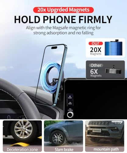 Car Phone Holder for Honda CR-V/HR-V/CRV 2023-2026 Accessories, 7/9" Screen - Image 4