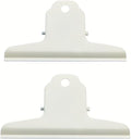2PCS Extra Large Binder Clips Metal Bulldog Clips Large Paper Clamps Holder by SEEKRARE