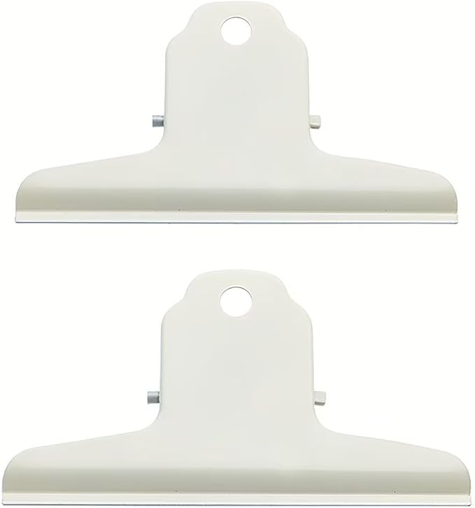 2PCS Extra Large Binder Clips Metal Bulldog Clips Large Paper Clamps Holder by SEEKRARE