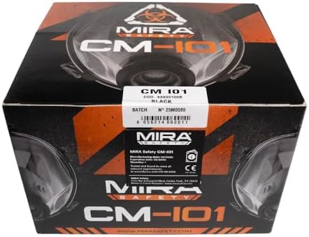 MIRA Safety CM-I01 Full-Face Industrial-Grade Gas Mask with 40mm NATO Filter Compatibility and Advanced Valve Design - Image 5
