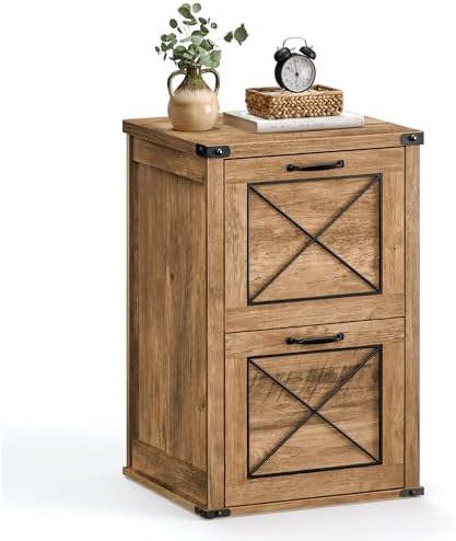 VASAGLE File Cabinet with 2 File Drawers, Printer Stand, Fit A4 Letter Size by Unknown