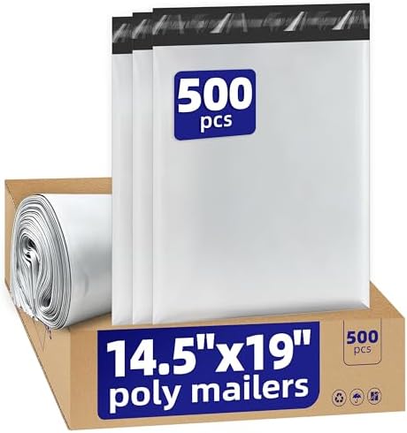 500pcs Poly Mailers 14.5x19 For Ecommerce Shipping,Online Retail by WeenonAudio