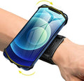VUP Wristband Phone Holder, 360° Rotatable Forearm Armband for iPhone Samsung, Fits All 4-6.9 Inch Smartphones (Pack of 10) by VUPDirect