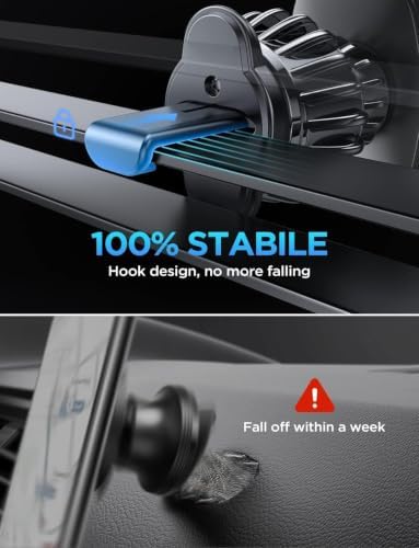 LISEN for MagSafe Car Mount,360° Adjustable Vacuum Magnetic Phone Holders for Your Car, for iPhone 17 Pro Max 16 15 14 13 12 Plus Air for All Smartphones - Image 5