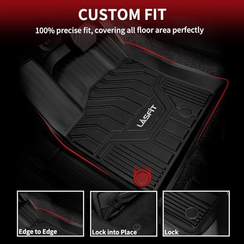 LASFIT Floor Mats for Nissan Rogue 2026 2025 2024 2023 2022 2021 - Image 2
