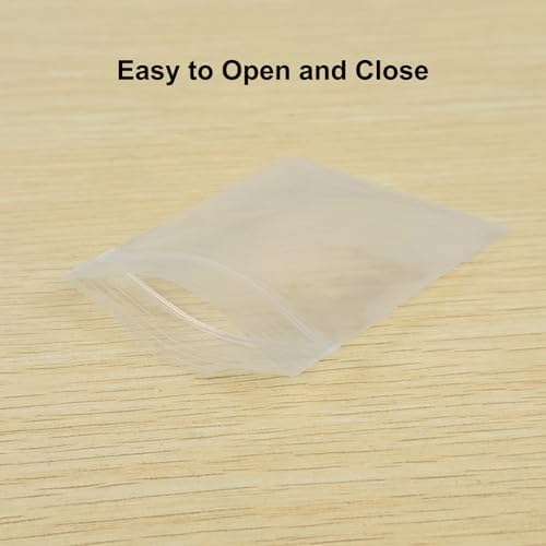 WEGOUP 120 PCS Small Plastic Bags for Jewelry, 2" x 2.76" 2.4 Mil Thick - Image 3