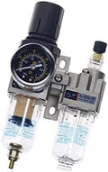 Xiaochen Garden Plumbing Hose Adapter Air Compressor Oil Filter Regulator Pneumatic Water Separator Two-piece 0-1MPa 150PSI AC2010-02 SMC Type (Color : AC2010 02 W PC 10mm) by Unknown