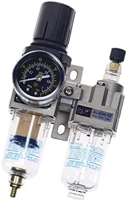 Xiaochen Garden Plumbing Hose Adapter Air Compressor Oil Filter Regulator Pneumatic Water Separator Two-piece 0-1MPa 150PSI AC2010-02 SMC Type (Color : AC2010 02 W PC 4mm) by Unknown