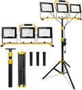 21000-Lumen LED Work Light with Stand for Job Site Garage, Black by Jefedana