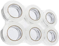 Amazon Basics Packing Tape, Strong & Durable for Moving, Storage, Shipping, Mailing and Sealing, Crystal Clear, 1.88" x 109 Yards, 6-Pack by AmazonBasics