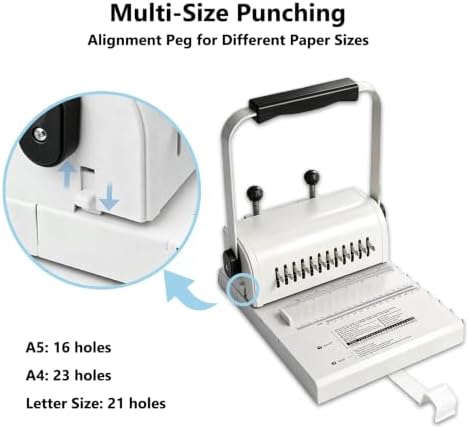 Universal Cinch Binding Machine Hole Pitch 2:1 & Book Binding Kits - Image 6