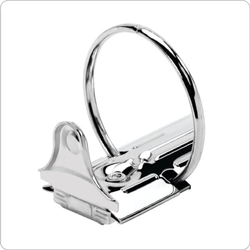 Cardinal Economy 3-Ring Binders, 2", Round Rings, Holds 475 Sheets, ClearVue Presentation View, Non-Stick, Black, Carton of 12 (90640) - Image 4