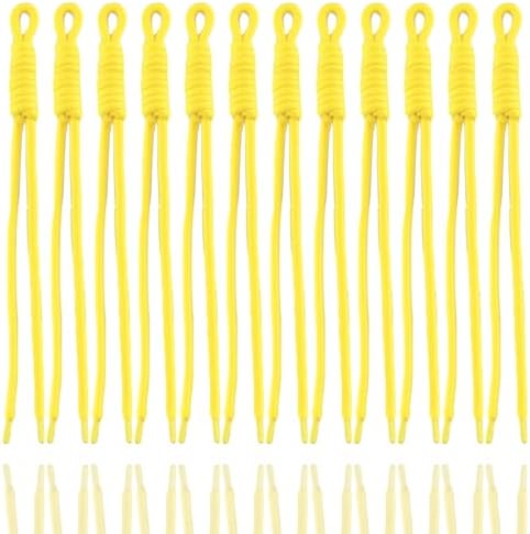 KJML DIY Paracord Keychain 12pcs Paracord Rope Keychain Braided Cord Rope Bag Charm for Purse Handbag Decoration Accessories by KJMLDIY