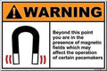 Indication Warning Sign : Beyond This Point You are in The Presenc Wall Art Outdoor Indoor 12x8 Inches New Aluminum Metal tin Sign by Eletina