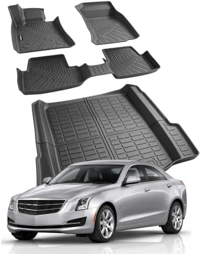 Floor Mats for Cadillac ATS(Only Sedan) 2014-2019 by RYStark