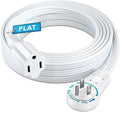 Maximm 15 Ft UL 360° Rotating Flat Wire Extension Cord, 1-Outlet, 16/3 AWG by MaximmCable