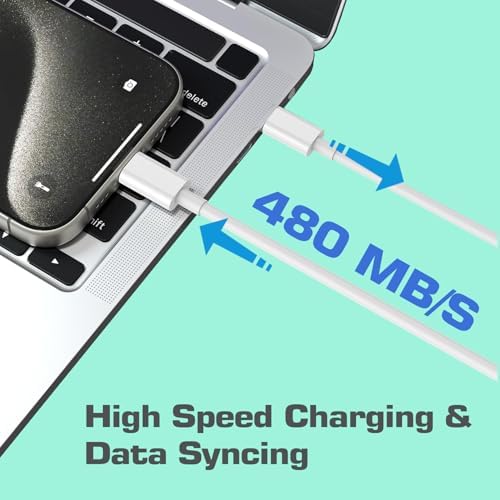 iPhone 17 16 Charger Fast Charging, 10FT Cable 3Pack 20W USB C Fast Charger - Image 5