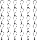 Elastic Tarp Tie Down Ropes with Ball Tensioners for Secure Tent Setup by Unknown