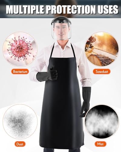 safety face shield with Apron Gloves - Image 6