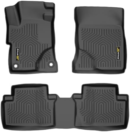 G-PLUS TPE Floor Mats 3PCS Fit Honda Civic 2012-2015,Front & 2nd Row by G-PLUS