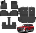 Floor Mats Fit for 2026 Hyundai Palisade 7/8 Seat Hybrid by NIKALAIKA