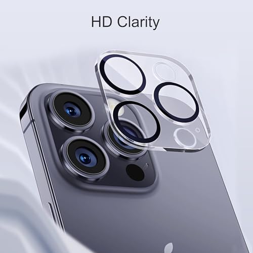 Ailun Screen Protector + Camera Lens Protector for iPhone 15 Pro, 3+3 Pack - Image 4