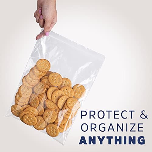 8" x 10" Zip Bags, 1/2 Gallon, 8000 Pack, 2 Mil, Reclosable, Storage, GPI - Image 5
