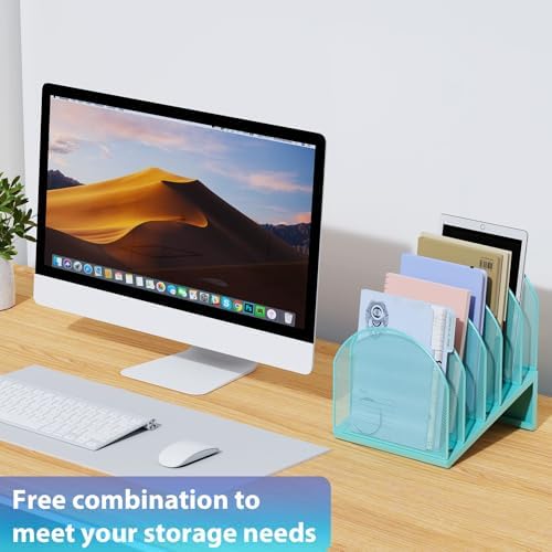 gianotter Desktop File Organizer with 5 Compartments - Image 5