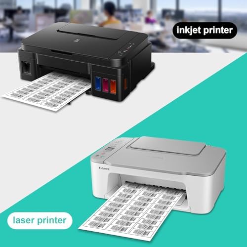 1" X 2-5/8" Address Labels 30 Per Sheet Sticker Paper for Laser and Inkjet Printers, 8.5"×11" White- 6000 Labels - Image 5
