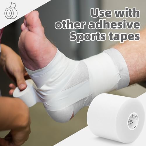 OK TAPE Pre Wrap Tape 4-Rolls 120 Yds Athletic Foam Underwrap for Sports - Image 5