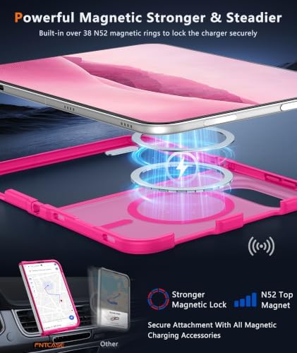 FNTCASE for iPhone Duo Case, with Screen Protector, Compatible with Magsafe - Image 6