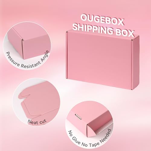 7x5x2 In Pink Shipping Boxes for Small Business, 30 Pack Corrugated Cardboard Box, Small Mailing Boxes for Shipping Packaging - Image 4