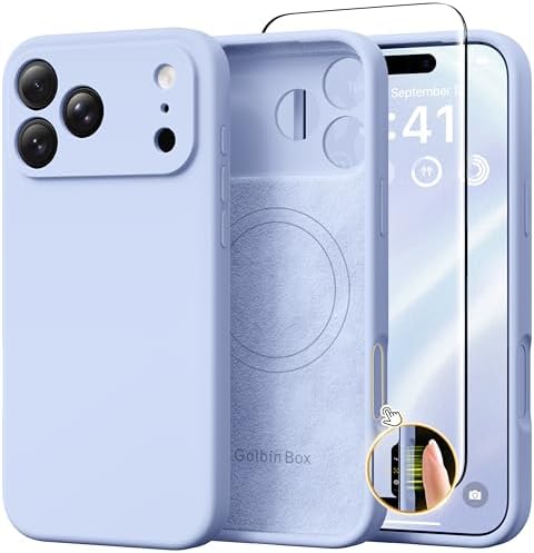 GolbinBox Magnetic for iPhone 18 Pro Max Case/17 Pro Max Case, Cyan Purple by GolbinBox