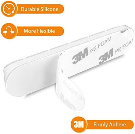 TviewSmart Cord Organizer for Desk, 5 Pack Cord Holders, Cable Clips, White - Image 6