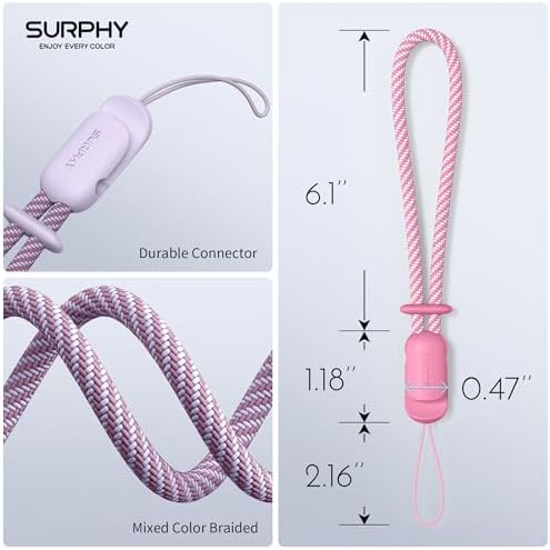 SURPHY 2 Pack Phone Lanyard, Phone Wrist Strap for Case, Camera Wrist Strap - Image 6