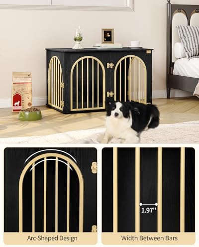 Hzuaneri 39.4'' Dog Crate Furniture,Dog Kennel Indoor for Medium/Large Dogs - Image 3