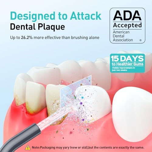 COSLUS ADA Accepted C20 Water Dental Flosser Teeth Pick, 300ML Larger Tank - Image 2