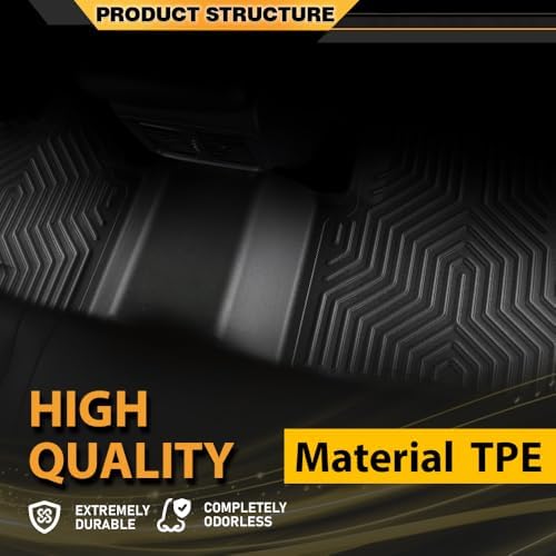 G-PLUS TPE Cargo Liners Fit Honda Insight & Civic 2016-2021, 3PCS - Image 3
