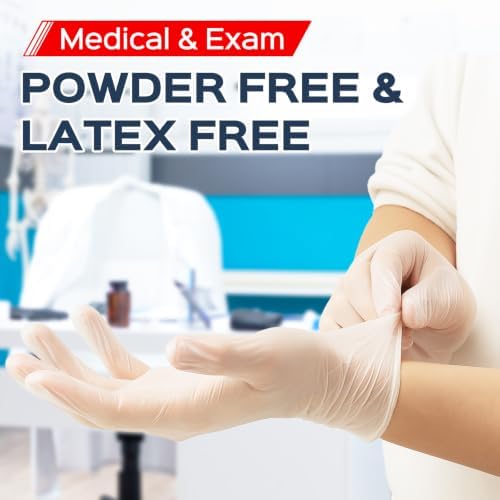 Disposable Medical Vinyl Exam Gloves Industrial Gloves - Latex-Free & Powder-Free - Image 2